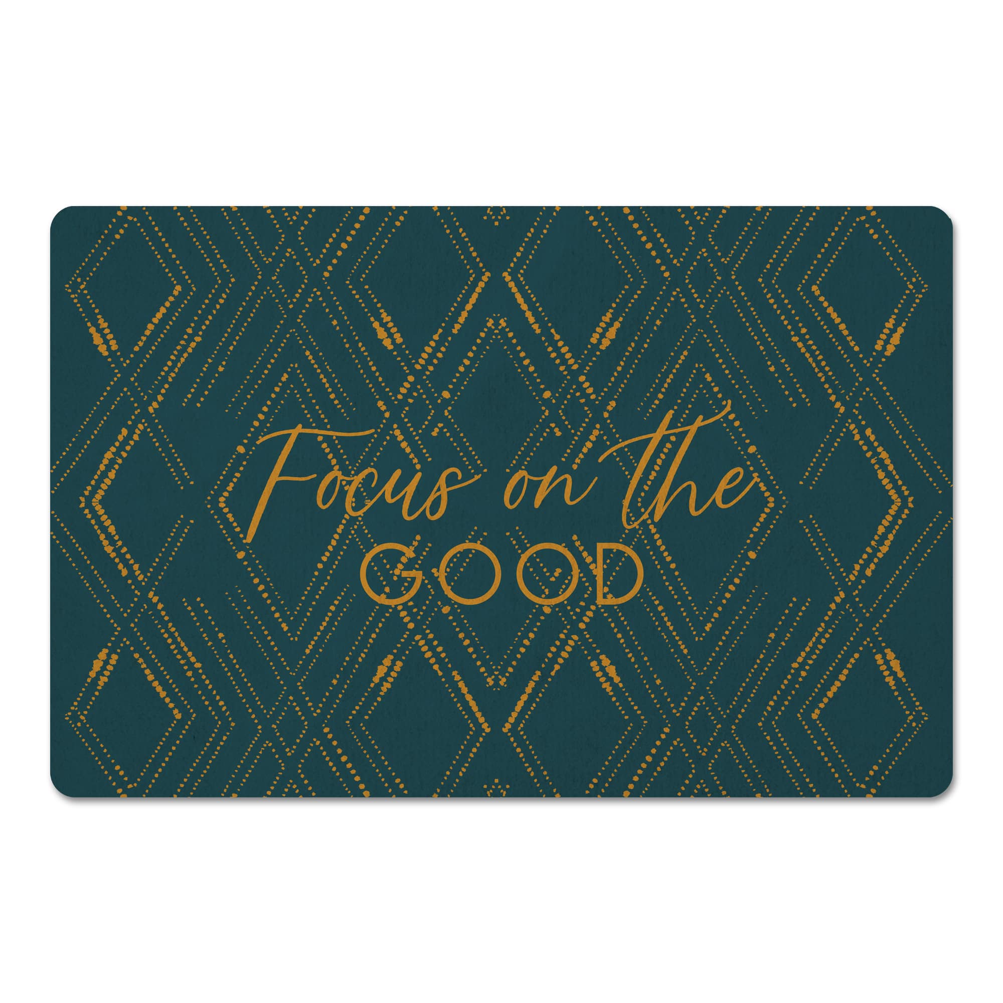 Focus on the Good Geo Diamond Floor Mat